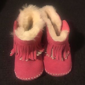 Infant girl Fringe Ugg Boots